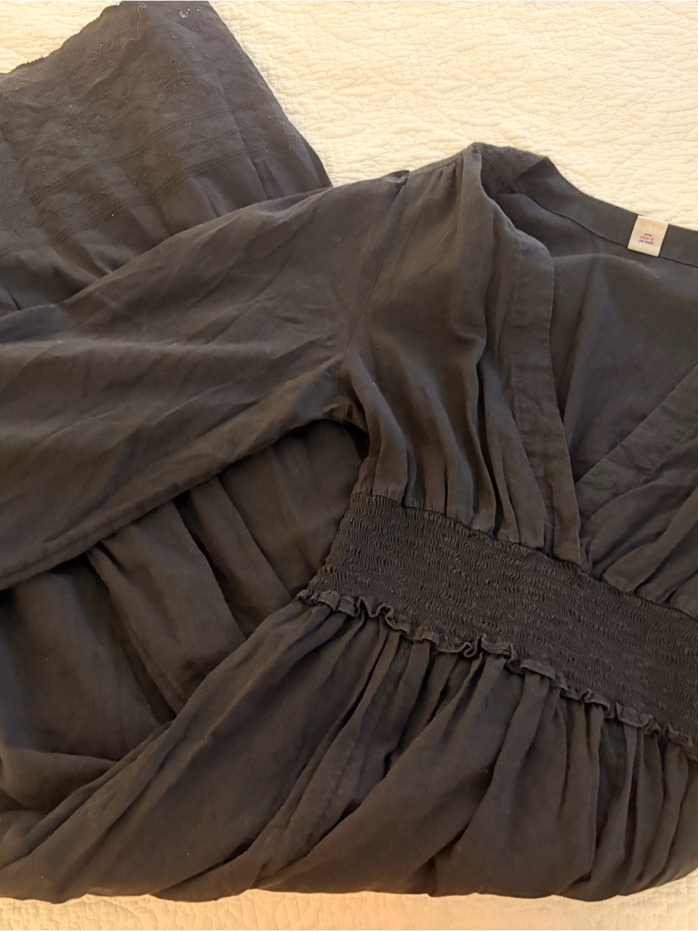 Old Navy Black Maxi Dress with V-Neckline